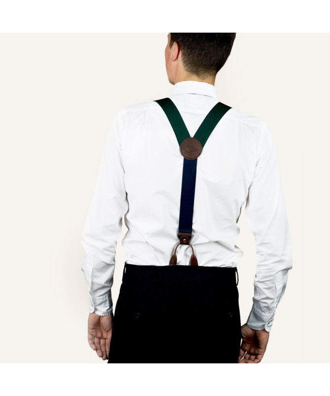 Bretelles larges Superior - Vert bouteille