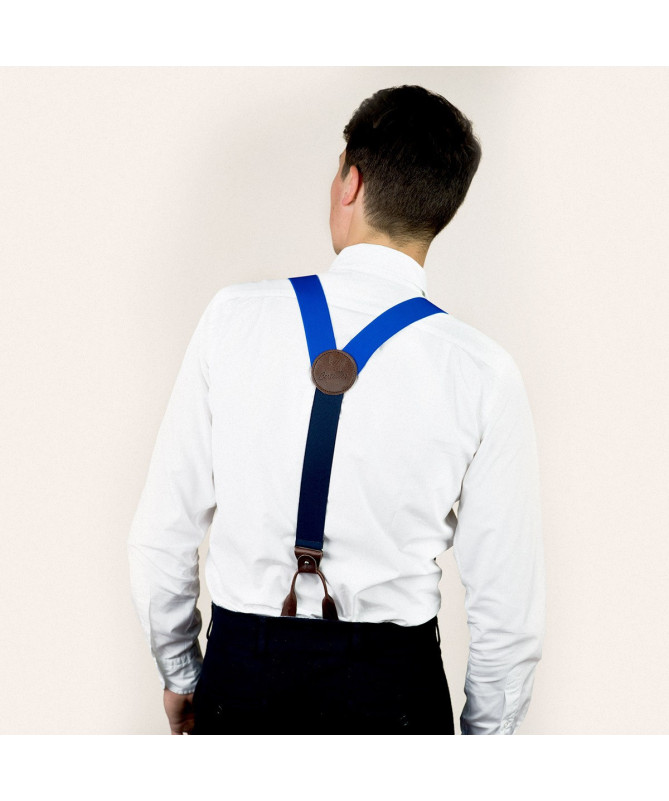 Bretelles larges superior - Bleu roi