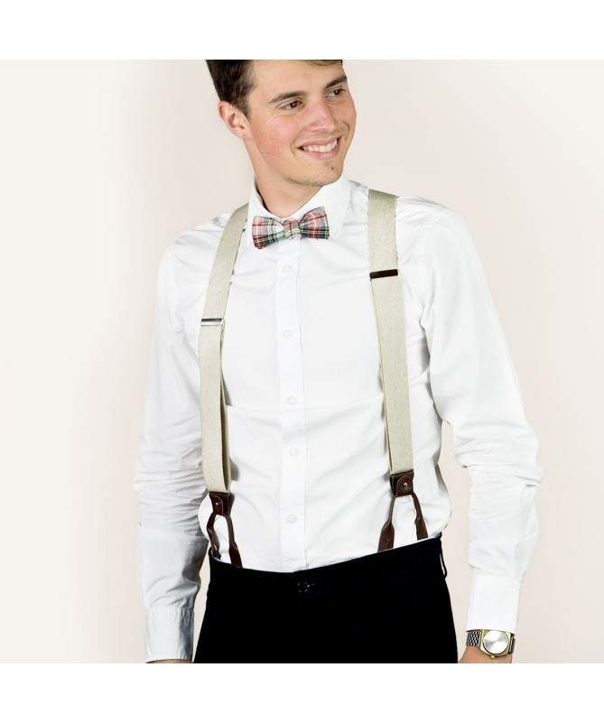 Bretelles larges Superior - Ecru