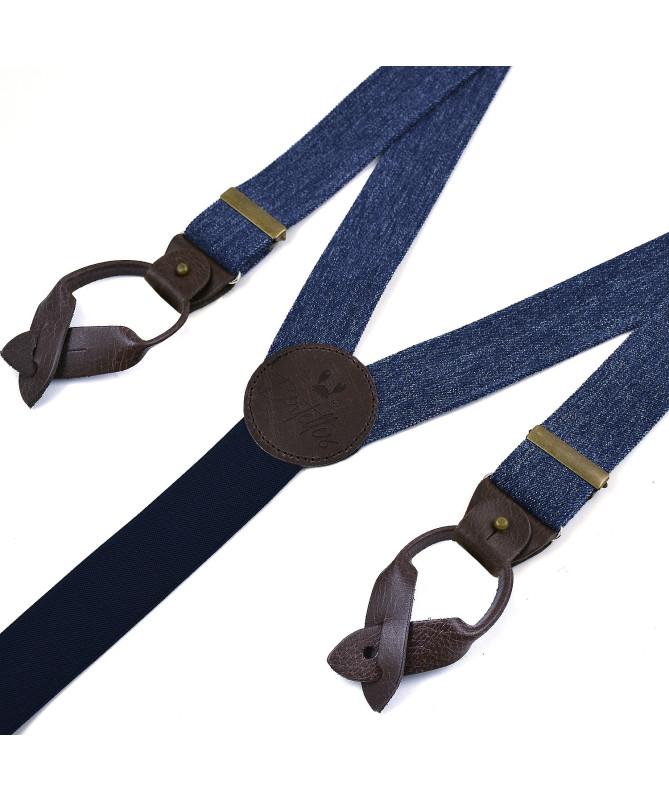 Bretelles larges Superior - Denim