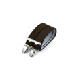 Thin clip-on men's braces / suspenders – Brown