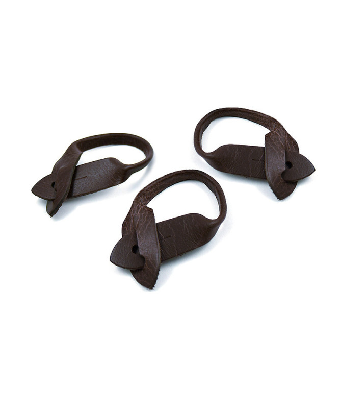 Pattes de boutonnage en cuir pour bretelles Superior