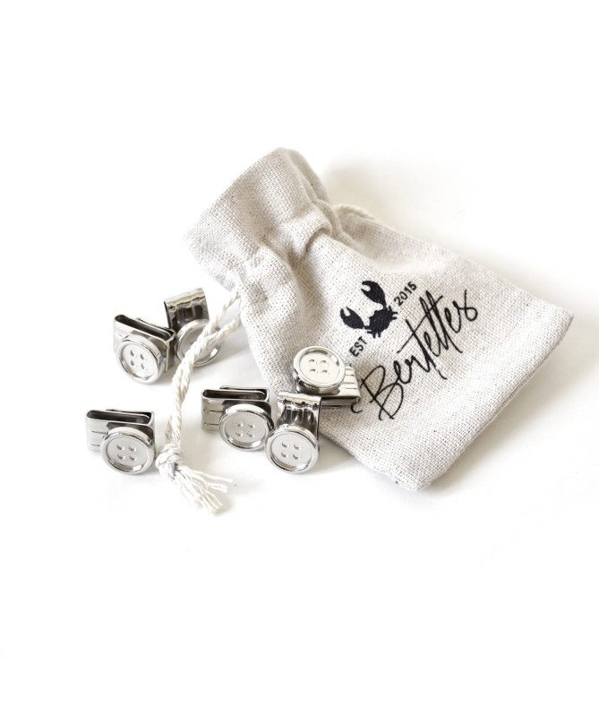 Set of 6 Bertelles clip buttons for Superior