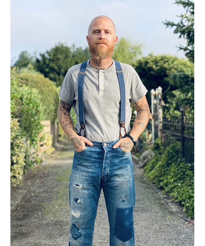 Bretelles larges Superior - Denim