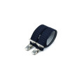 Thin "kids" braces / suspenders - Navy with white polka-dots