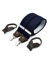 Bretelles homme larges Superior - Bleu marine - Bertelles